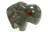 Polished Seftonite (Bloodstone/Heliotrope) Bison - Africa #308675-1